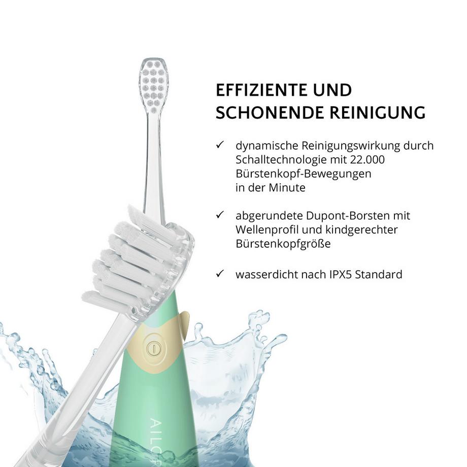 AILORIA BUBBLE BRUSH Brosse à dents électrique pour enfants à technologie sonique  