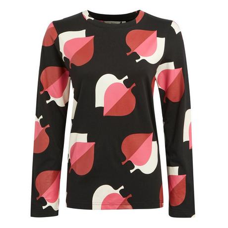 Regatta Orla Kiely T-Shirt Invernale Stampa Foglie Maniche Lunghe  