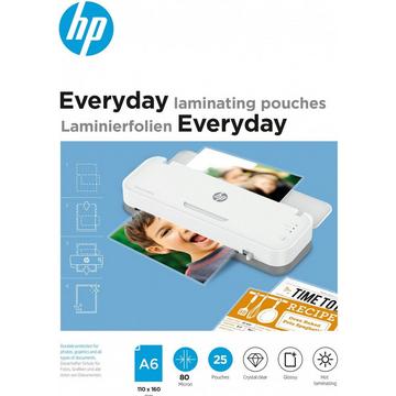 HP Everyday Laminating Pouches, A6, 80 Micron