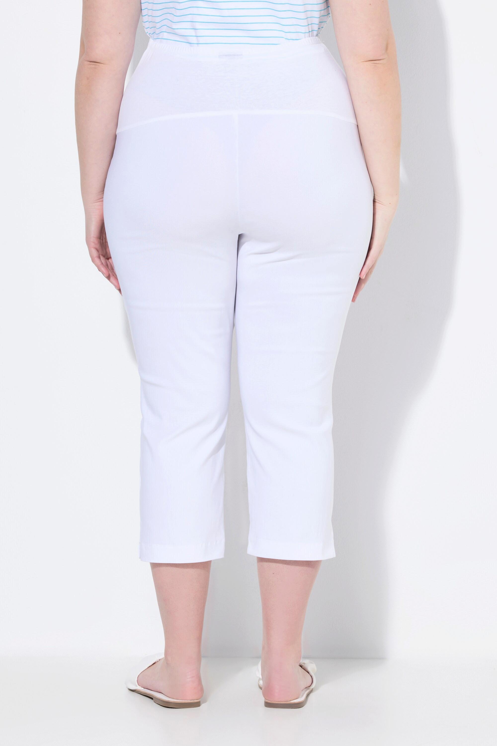 Ulla Popken Bellieva Pantaloni premaman in bengalina lunghezza polpaccio con inserto elastico  