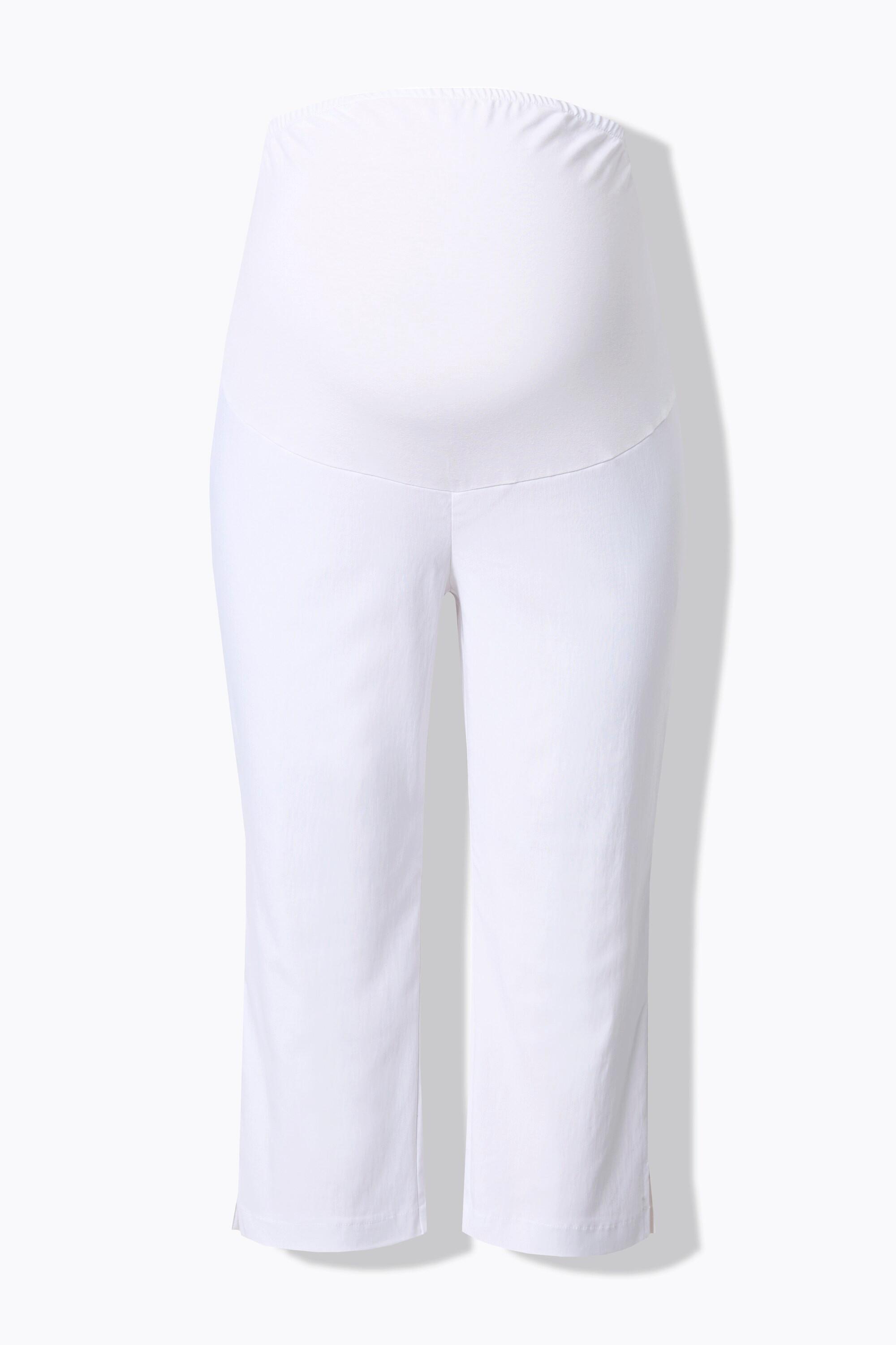 Ulla Popken Bellieva Pantaloni premaman in bengalina lunghezza polpaccio con inserto elastico  