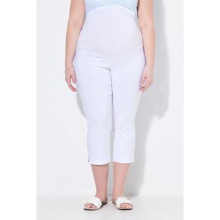 Ulla Popken Bellieva Pantaloni premaman in bengalina lunghezza polpaccio con inserto elastico  