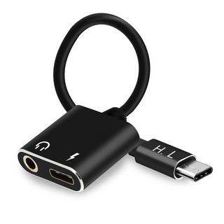 Avizar  Adaptateur Audio/Charge USB-C Noir 
