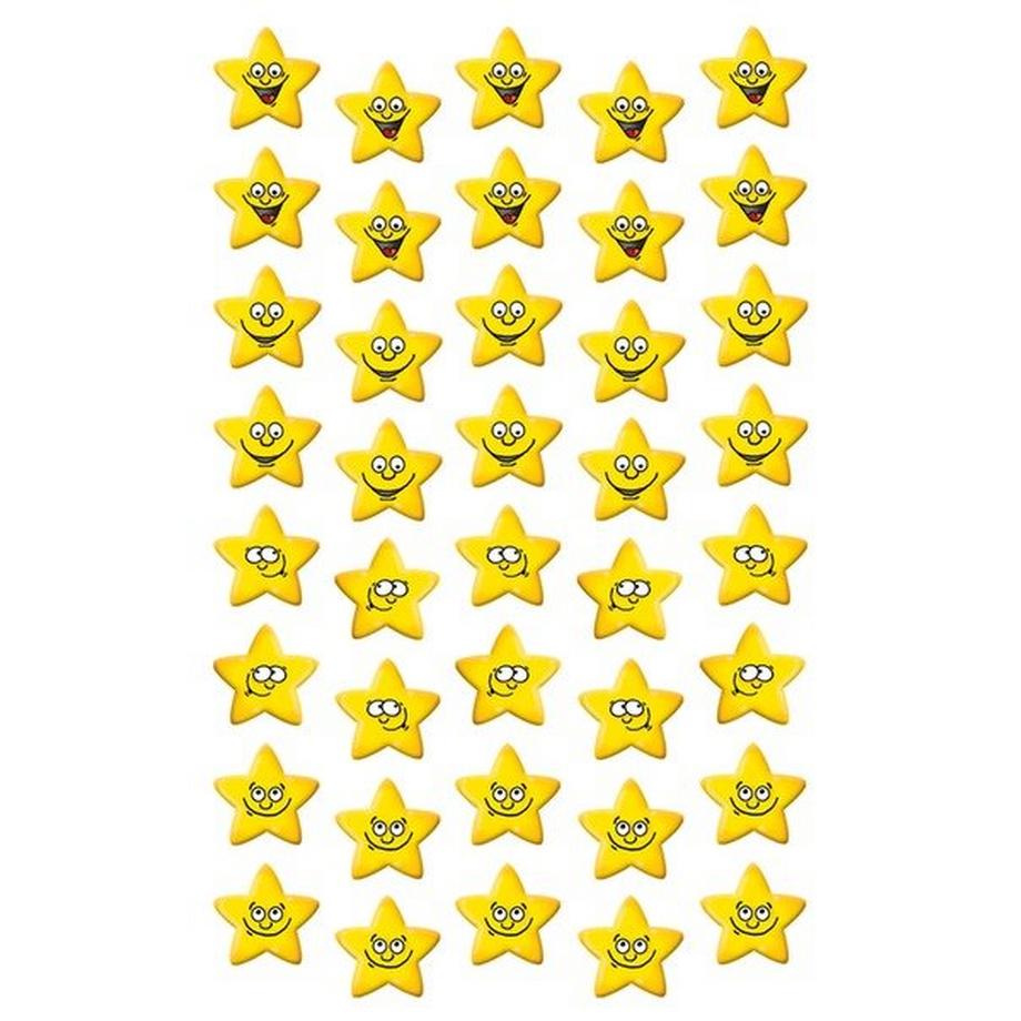 Z-DESIGN Sticker Kids 53191 Sterne lachend 3 Stück