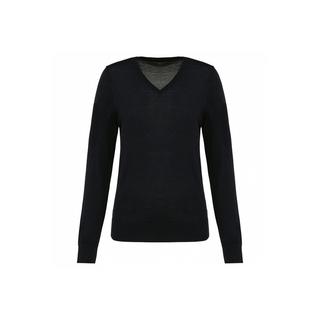 Kariban Merino V-Ausschnitt Pullover  