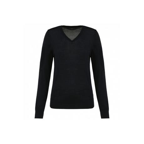 Kariban Merino V-Ausschnitt Pullover  