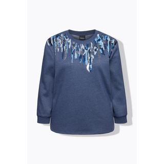 Ulla Popken  Sweater, Pailletten, Rundhals, Langarm 