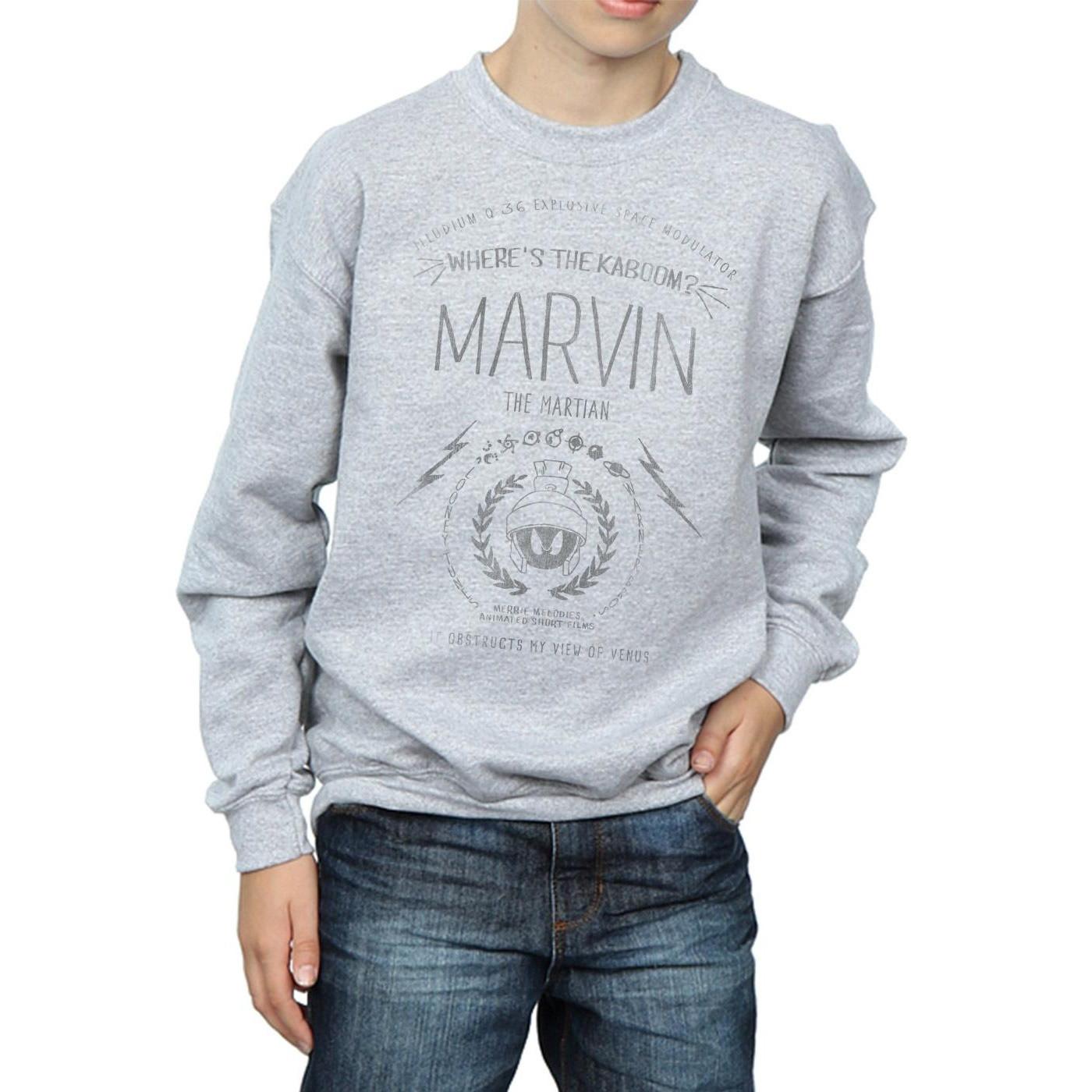 LOONEY TUNES  Marvin The Martian Where´s The Kaboom Sweatshirt 