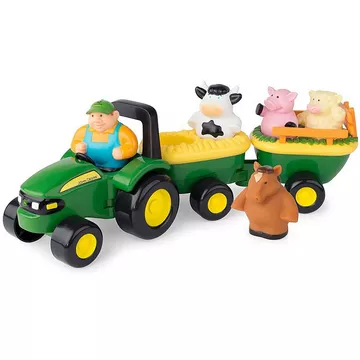 John Deere Tiergeräusche Heuwagen