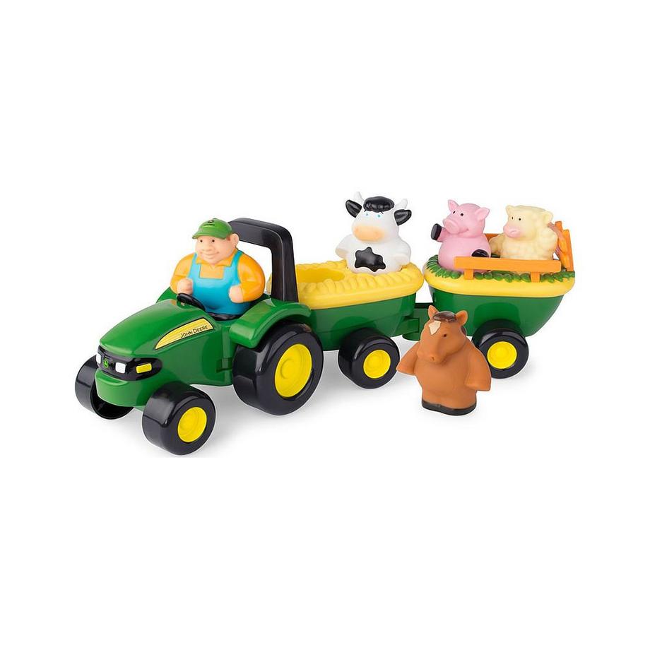 TOMY  Tiergeräusche Heuwagen 