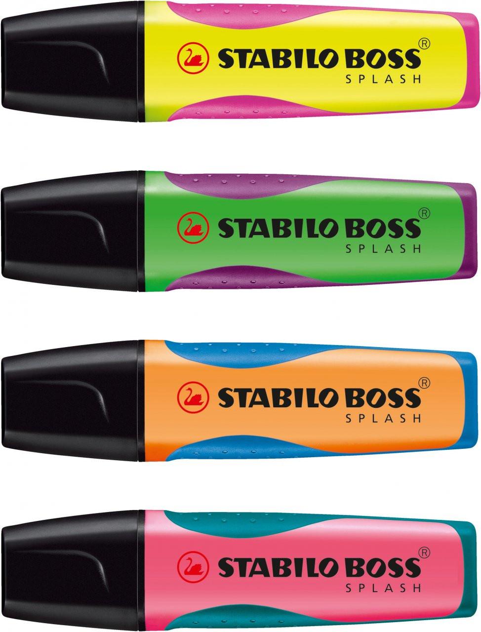 STABILO STABILO BOSS SPLASH evidenziatore 1 pz Punta smussata Arancione  