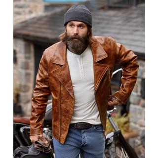 Joe Browns Veste en cuir motard zippée  