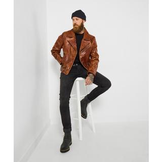 Joe Browns Veste en cuir motard zippée  