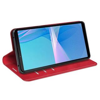 Cover-Discount  Sony Xperia 10 IV - Stand Flip Case Cover blu 