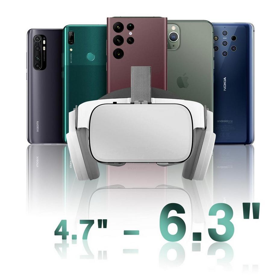 Avizar  BOBOVR Z6 Bluetooth VR-Brille Weiß 