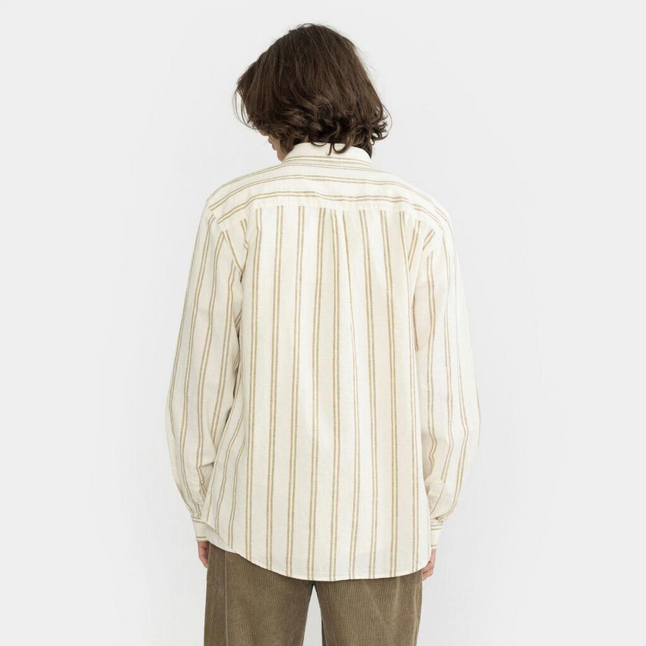 Revolution Loose Gestreiftes Langarmhemd  