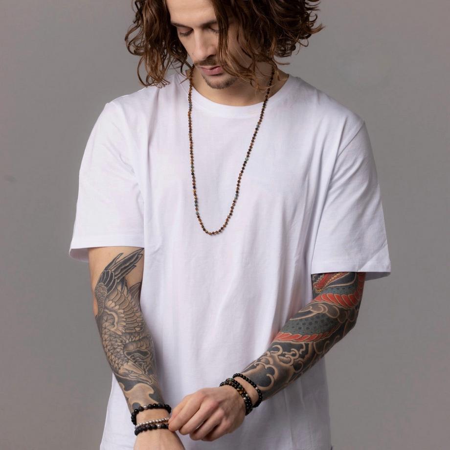 Balibay  Kara  Stretch Armband mit Onyx & 925 Silber 