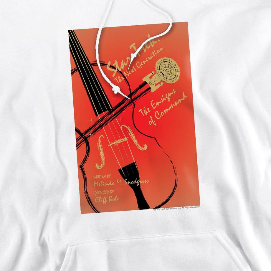 Star Trek The Next Generation Season 3 Episode 2 Felpa con cappuccio  