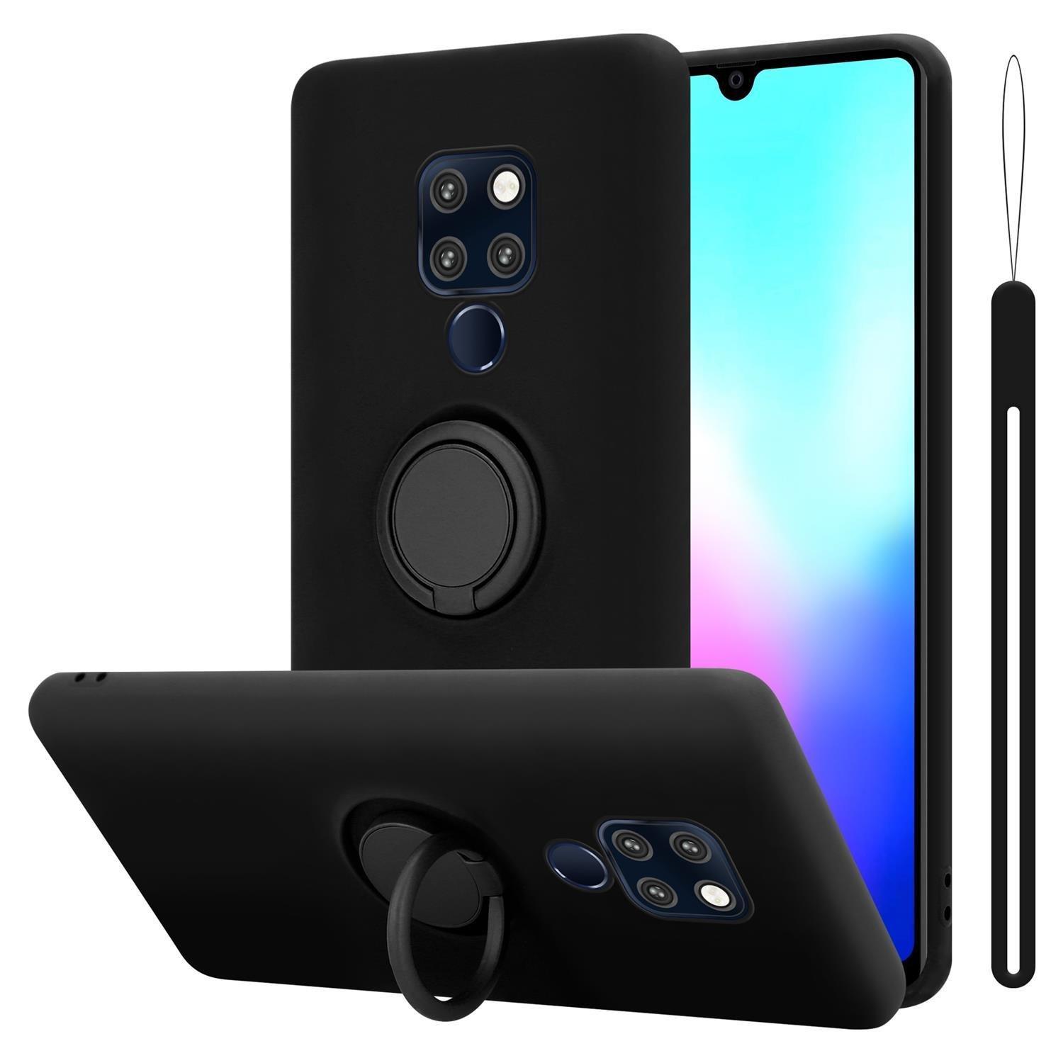 Cadorabo  Housse compatible avec Huawei MATE 20 - Coque de protection en silicone TPU flexible avec anneau 