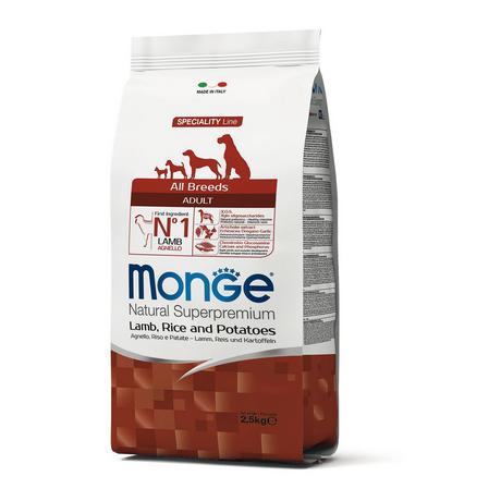 Monge  Linea Specialità - Agnello per Adulti di Tutte le Razze 