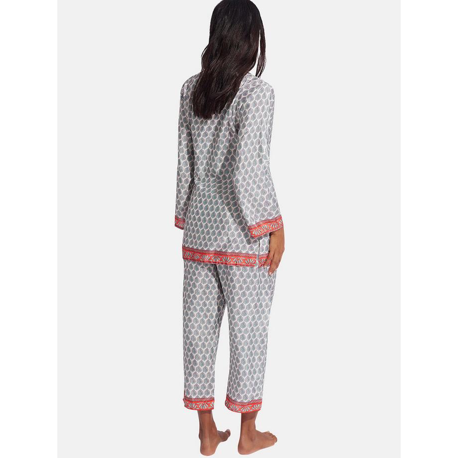Selmark Homewear Pantacourt Tunique Pyjama Set P81  
