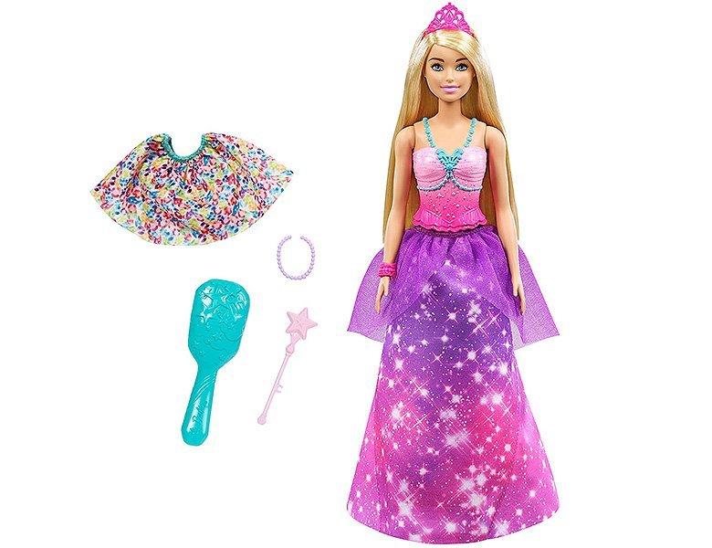 Barbie  Dreamtopia 2-in-1 Prinzessin & Meerjungfrau Puppe 