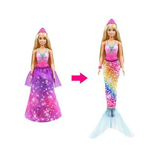 Barbie  Dreamtopia 2-in-1 Prinzessin & Meerjungfrau Puppe 