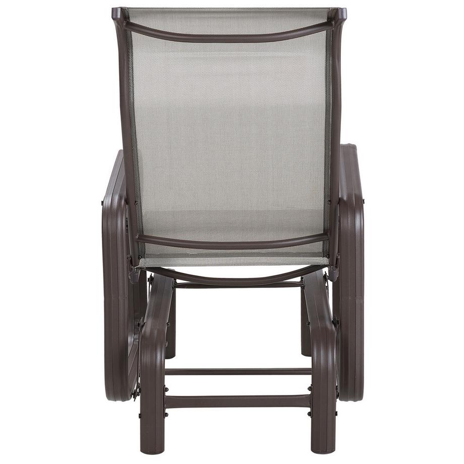 Beliani Gartenstuhl aus Aluminium  BORGIO  