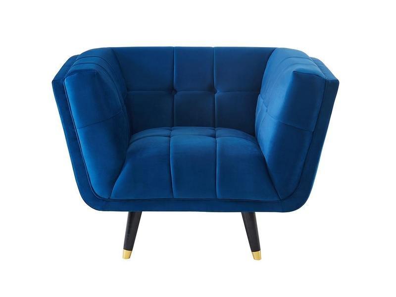 Vente-unique Sessel Samt SAMANTHA II  