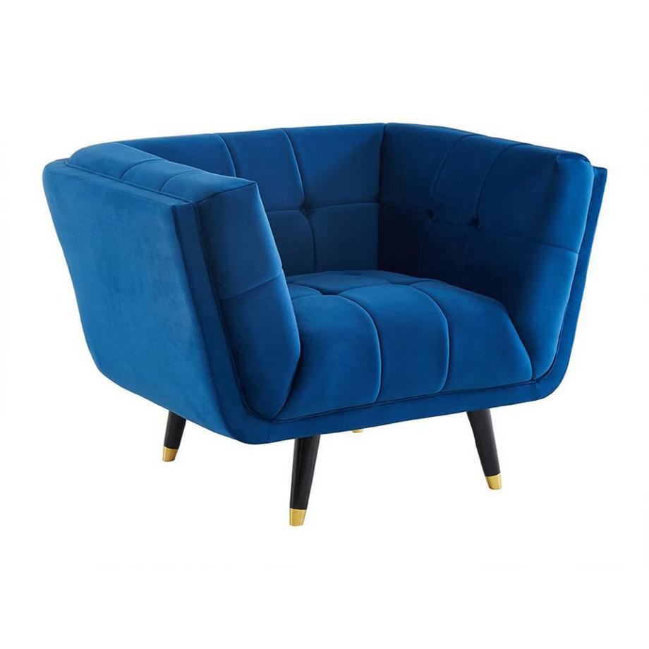 Vente-unique Fauteuil SAMANTHA II en velours  