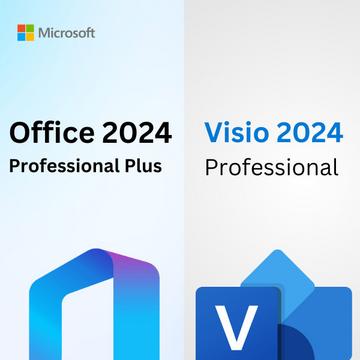 Bündel Office 2024 + Visio 2024- Lizenzschlüssel zum Download - Schnelle Lieferung 77