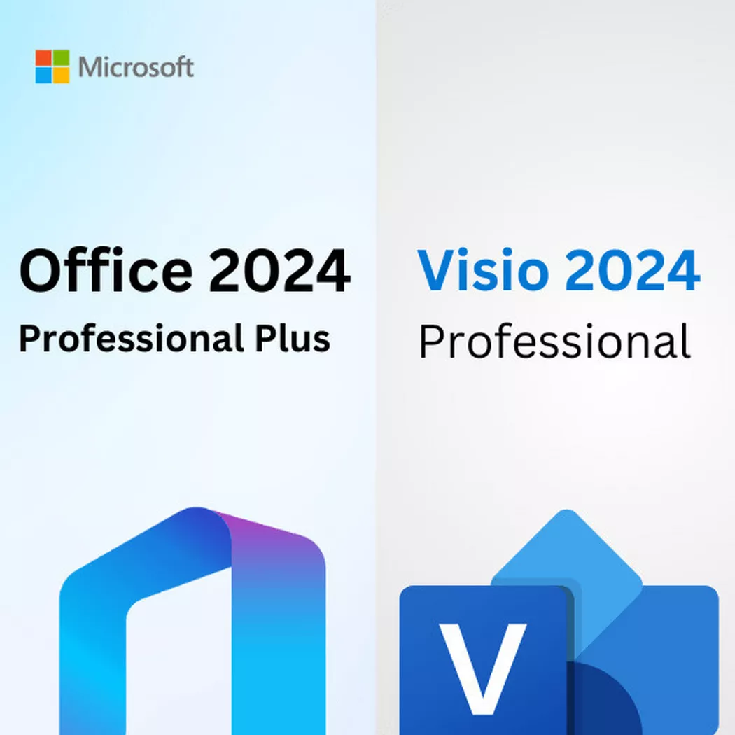 Microsoft - Bündel Office 2024 + Visio 2024- Lizenzschlüssel zum Download - Schnelle Lieferung 77