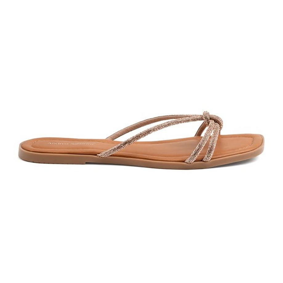 Andrea Sabatini Maia Flache Sandalen mit Strassriemen  