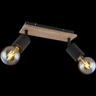 mutoni Strahler Josella Holz dunkel 2xE27  