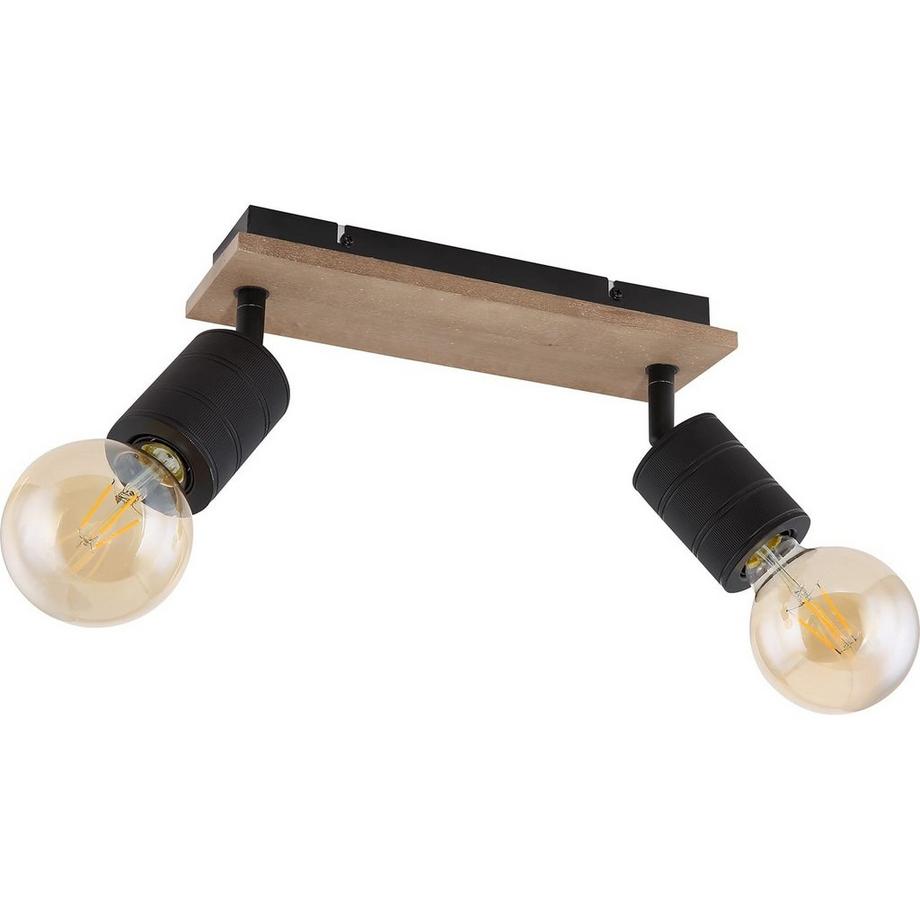 mutoni Strahler Josella Holz dunkel 2xE27  