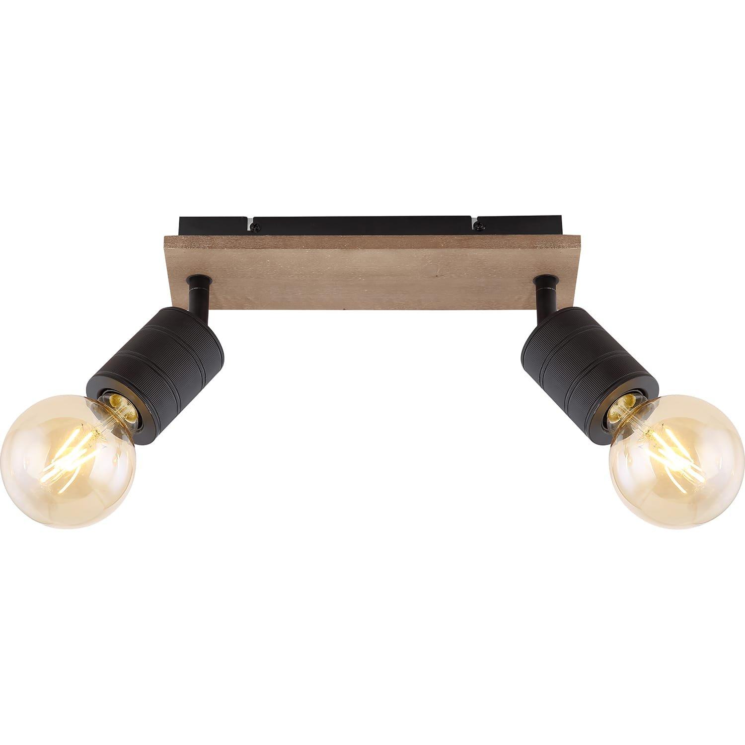 mutoni Strahler Josella Holz dunkel 2xE27  