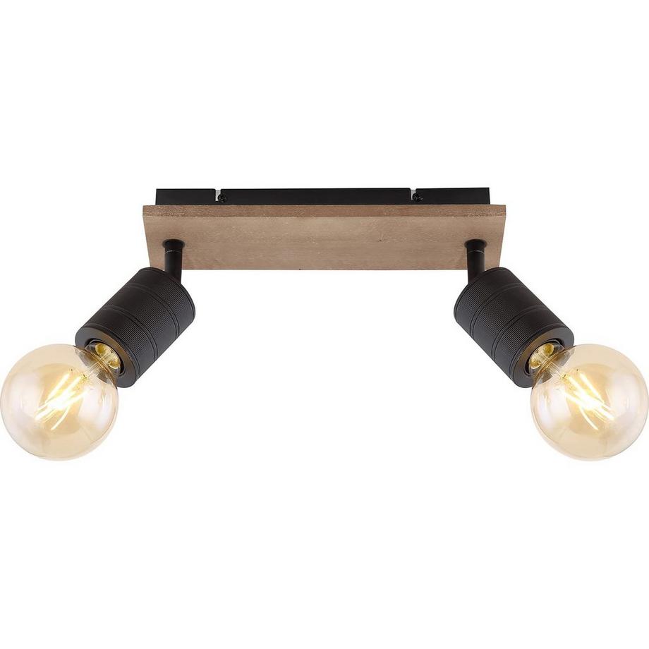 mutoni Strahler Josella Holz dunkel 2xE27  