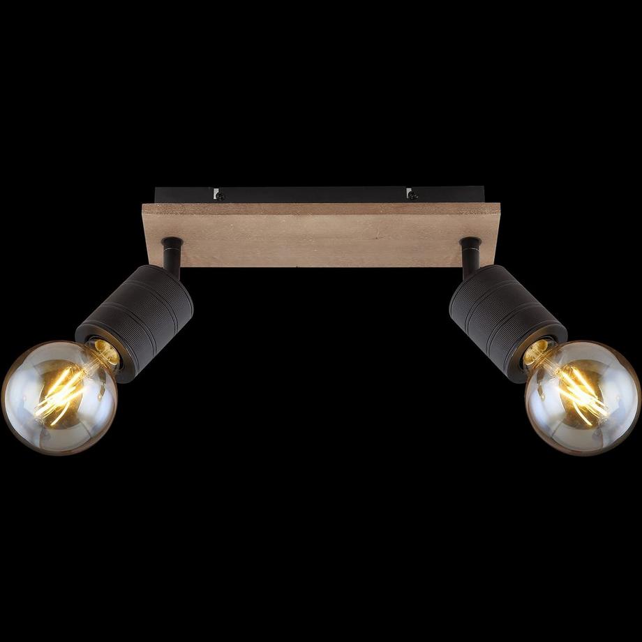 mutoni Strahler Josella Holz dunkel 2xE27  