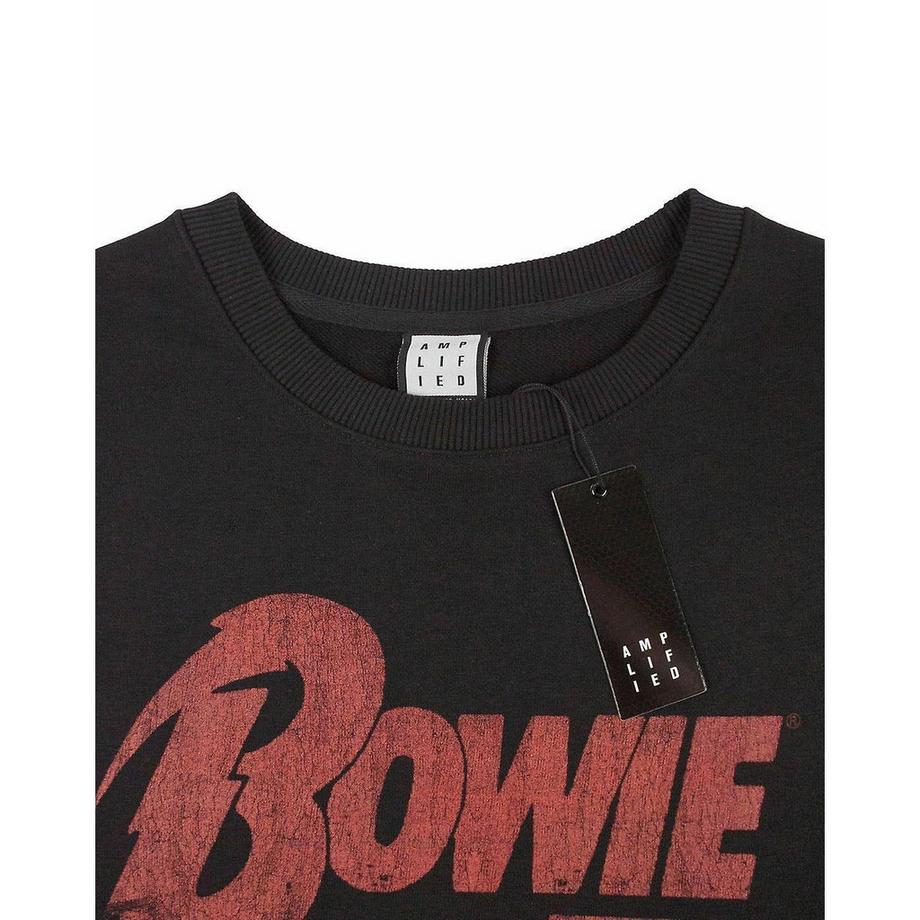 Amplified Bowie Logo Regular Fit Sweatshirt  