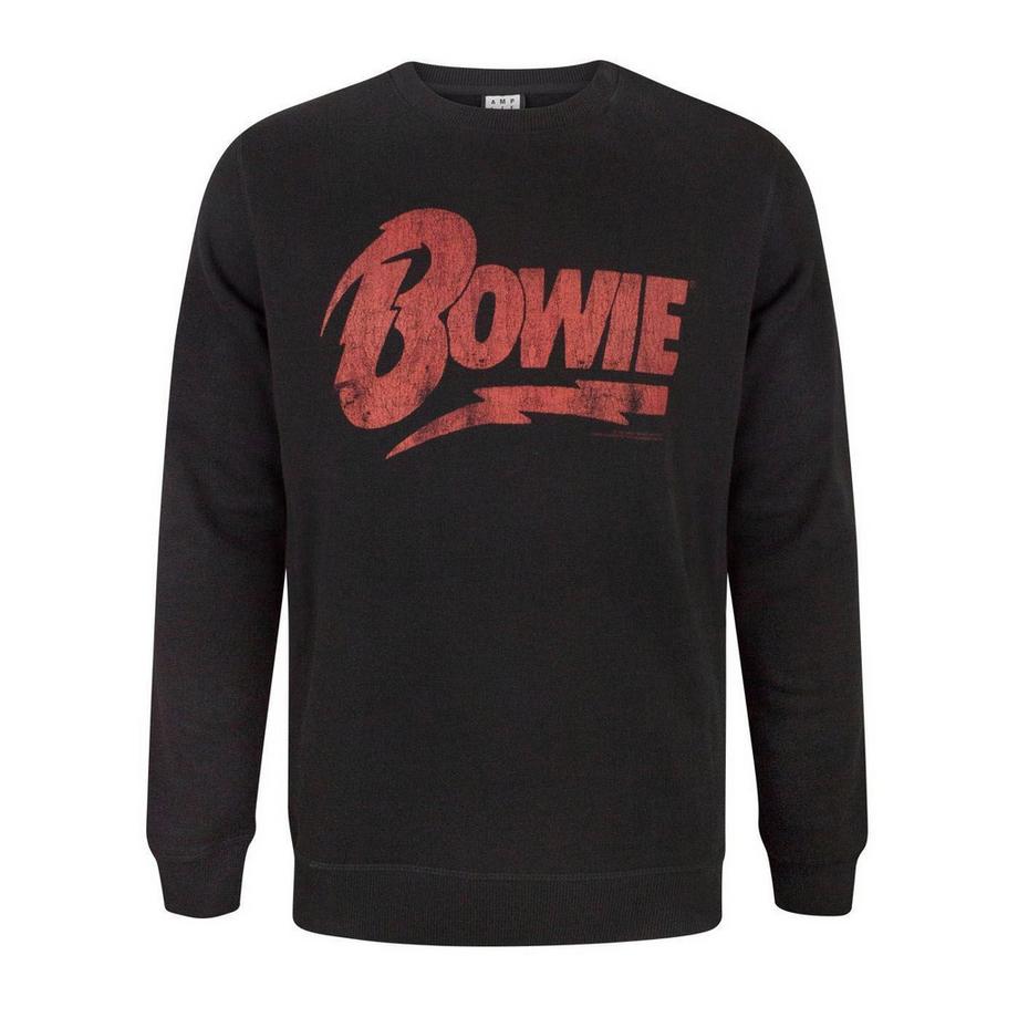 Amplified Bowie Logo Regular Fit Sweatshirt  