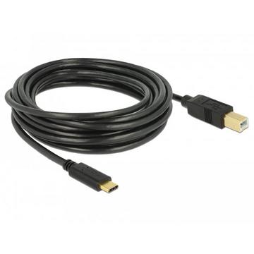 83667 USB Kabel 4 m USB 2.0 USB C USB B Schwarz