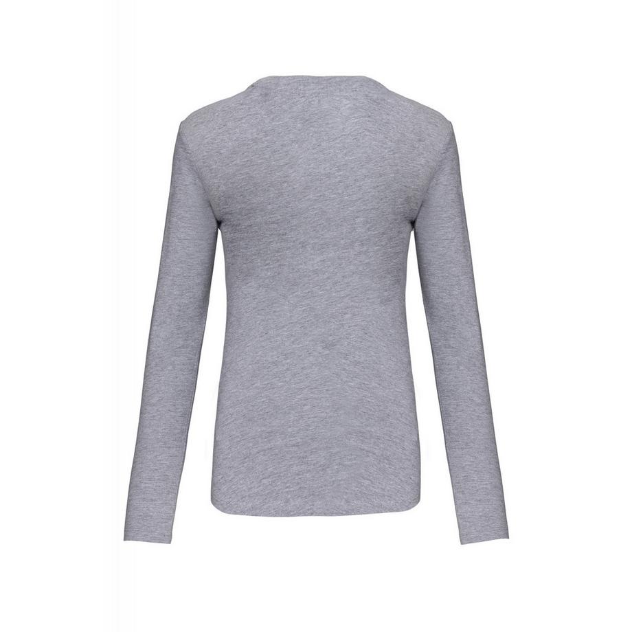 Kariban T-Shirt Manches Longues Col V  