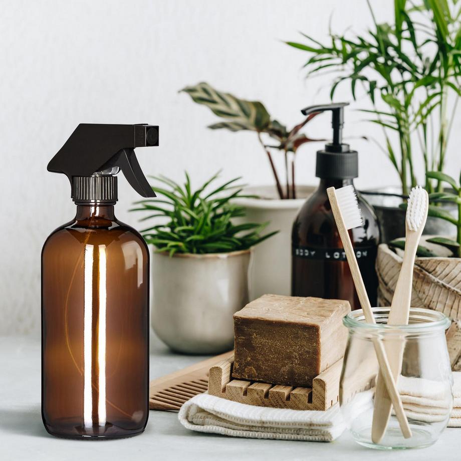 B2X  Flacon pulvérisateur en verre 500 ml lot de 4 