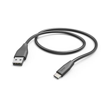 HAMA Câble de chargement USB-A vers USB-C Noir 1,5 m