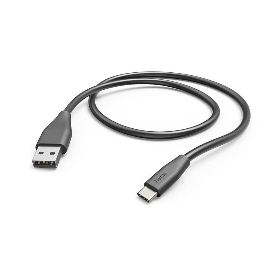 HAMA Ladekabel USB-A auf USB-C Schwarz 1,5 m