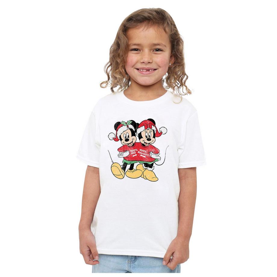 Disney  Tshirt MICKEY & MINNIE MOUSE Enfant 
