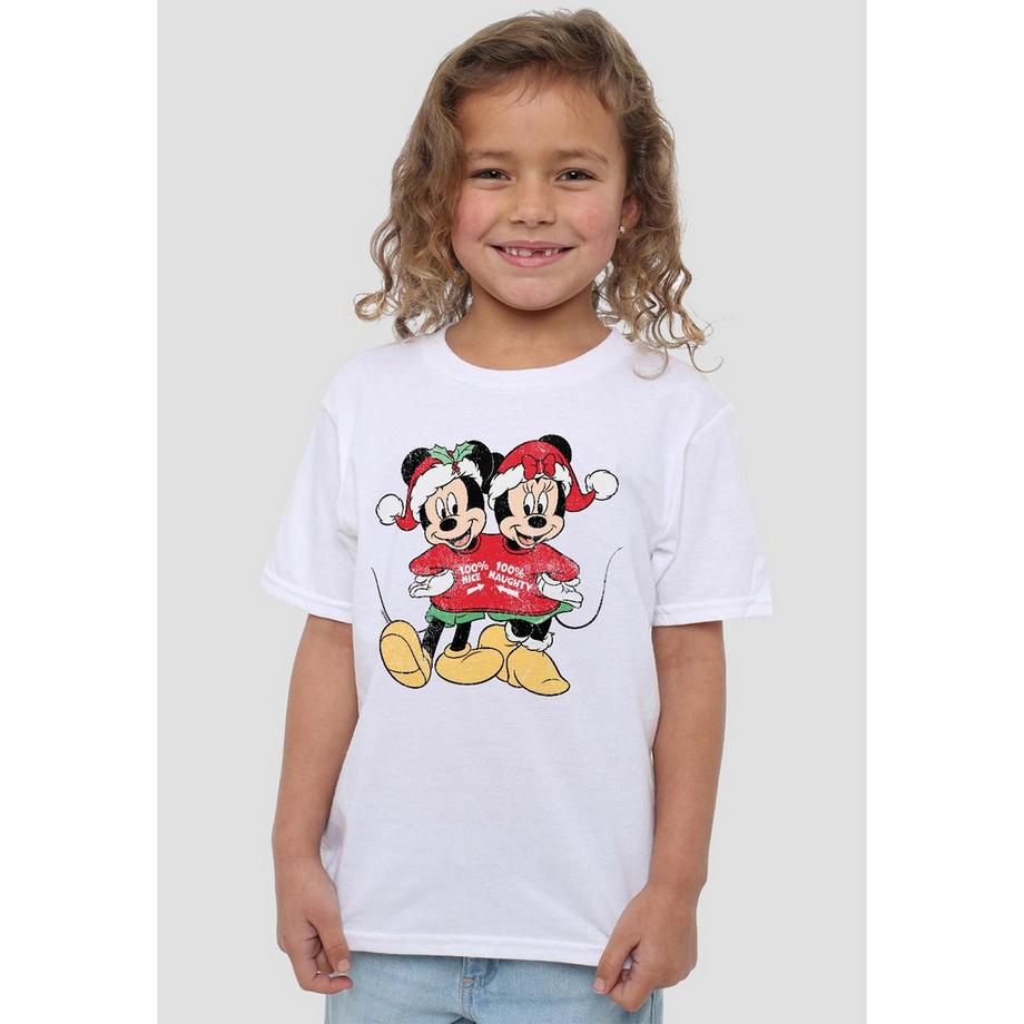 Disney  Tshirt MICKEY & MINNIE MOUSE Enfant 