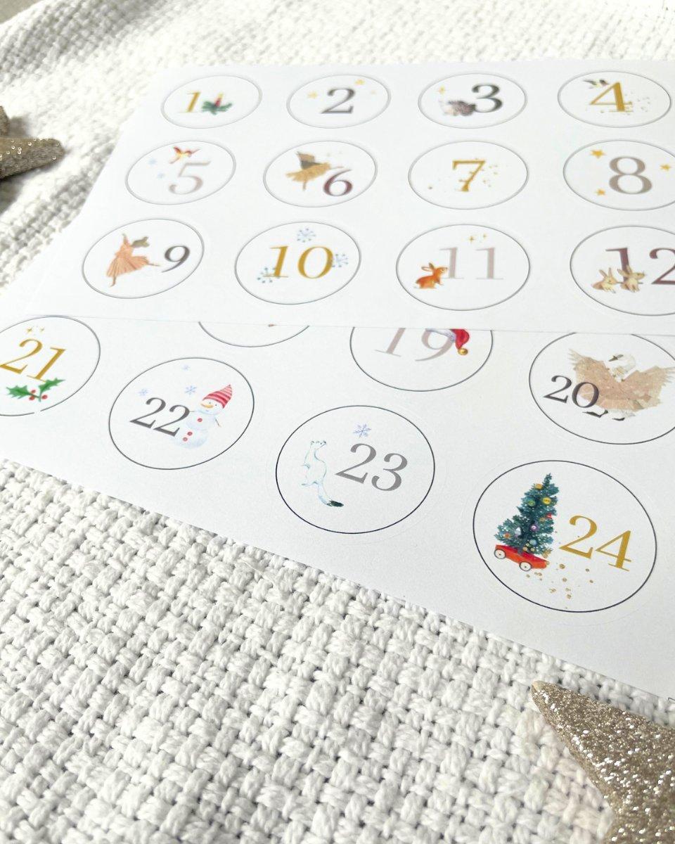 Moulin Roty DIY Adventskalender Variante 2, inkl. 12 hochwertiger Artikel  