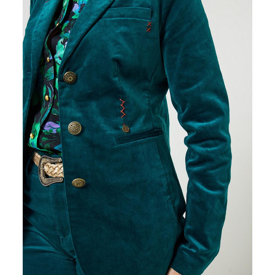 Joe Browns Moleskin Velvetjacke mit Ziernähten  