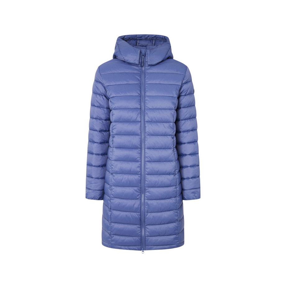 lange daunenjacke mit kapuze, damen ammy